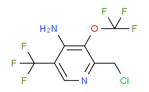 4-Amino-2-(chloromethyl)-3-(trifluoromethoxy)-5-(trifluoromethyl)pyridine