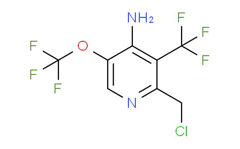 4-Amino-2-(chloromethyl)-5-(trifluoromethoxy)-3-(trifluoromethyl)pyridine