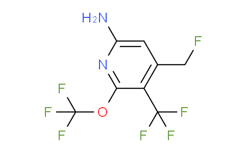 6-Amino-4-(fluoromethyl)-2-(trifluoromethoxy)-3-(trifluoromethyl)pyridine