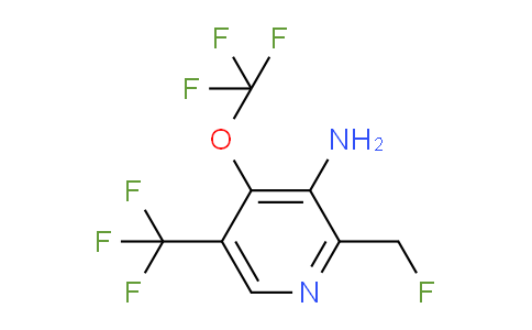 AM70813 | 1804612-43-8 | 3-Amino-2-(fluoromethyl)-4-(trifluoromethoxy)-5-(trifluoromethyl)pyridine