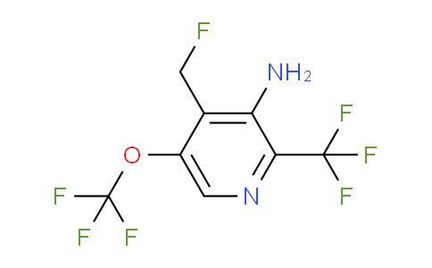 AM70818 | 1804612-59-6 | 3-Amino-4-(fluoromethyl)-5-(trifluoromethoxy)-2-(trifluoromethyl)pyridine