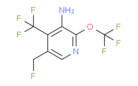 3-Amino-5-(fluoromethyl)-2-(trifluoromethoxy)-4-(trifluoromethyl)pyridine