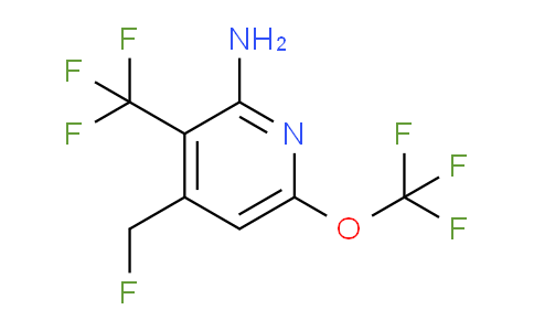 2-Amino-4-(fluoromethyl)-6-(trifluoromethoxy)-3-(trifluoromethyl)pyridine