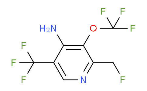 AM70824 | 1804538-85-9 | 4-Amino-2-(fluoromethyl)-3-(trifluoromethoxy)-5-(trifluoromethyl)pyridine