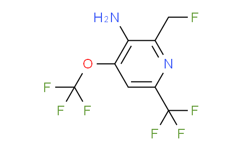 AM70826 | 1806218-07-4 | 3-Amino-2-(fluoromethyl)-4-(trifluoromethoxy)-6-(trifluoromethyl)pyridine