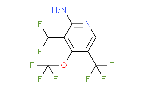 2-Amino-3-(difluoromethyl)-4-(trifluoromethoxy)-5-(trifluoromethyl)pyridine