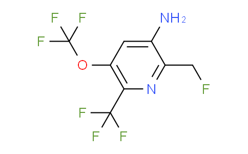 3-Amino-2-(fluoromethyl)-5-(trifluoromethoxy)-6-(trifluoromethyl)pyridine