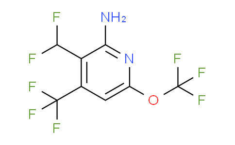 2-Amino-3-(difluoromethyl)-6-(trifluoromethoxy)-4-(trifluoromethyl)pyridine