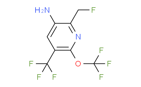 3-Amino-2-(fluoromethyl)-6-(trifluoromethoxy)-5-(trifluoromethyl)pyridine