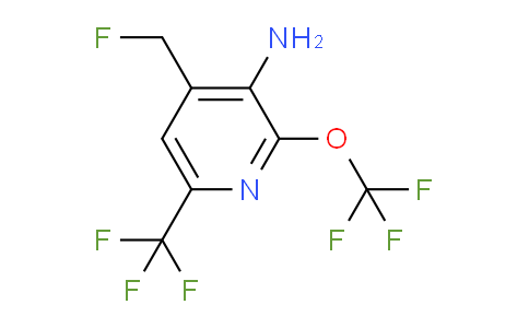 3-Amino-4-(fluoromethyl)-2-(trifluoromethoxy)-6-(trifluoromethyl)pyridine