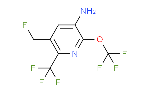 AM70835 | 1804612-64-3 | 3-Amino-5-(fluoromethyl)-2-(trifluoromethoxy)-6-(trifluoromethyl)pyridine