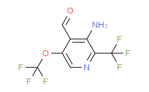 AM70836 | 1803948-22-2 | 3-Amino-5-(trifluoromethoxy)-2-(trifluoromethyl)pyridine-4-carboxaldehyde