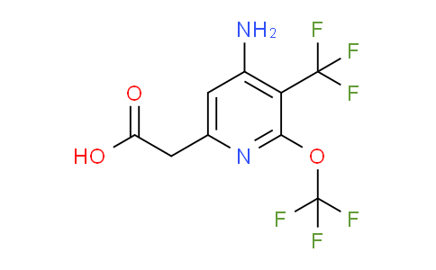 AM70846 | 1804618-28-7 | 4-Amino-2-(trifluoromethoxy)-3-(trifluoromethyl)pyridine-6-acetic acid
