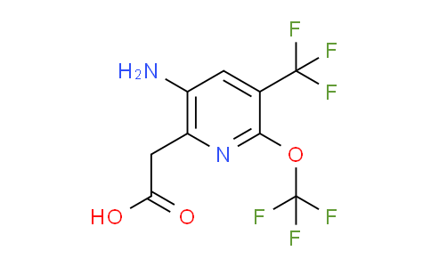 AM70853 | 1804618-44-7 | 5-Amino-2-(trifluoromethoxy)-3-(trifluoromethyl)pyridine-6-acetic acid