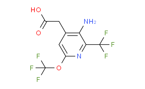 AM70855 | 1803576-39-7 | 3-Amino-6-(trifluoromethoxy)-2-(trifluoromethyl)pyridine-4-acetic acid