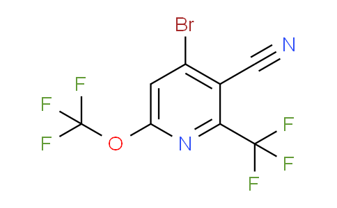 AM70857 | 1806154-77-7 | 4-Bromo-3-cyano-6-(trifluoromethoxy)-2-(trifluoromethyl)pyridine