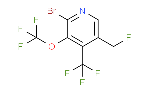AM70865 | 1804635-67-3 | 2-Bromo-5-(fluoromethyl)-3-(trifluoromethoxy)-4-(trifluoromethyl)pyridine