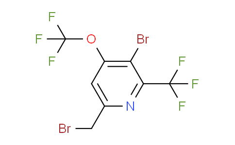 AM70866 | 1804572-38-0 | 3-Bromo-6-(bromomethyl)-4-(trifluoromethoxy)-2-(trifluoromethyl)pyridine