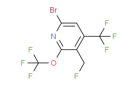 AM70867 | 1806218-33-6 | 6-Bromo-3-(fluoromethyl)-2-(trifluoromethoxy)-4-(trifluoromethyl)pyridine