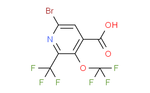 AM70872 | 1806237-54-6 | 6-Bromo-3-(trifluoromethoxy)-2-(trifluoromethyl)pyridine-4-carboxylic acid