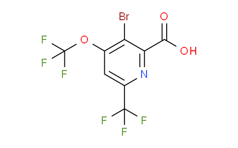 AM70889 | 1804604-74-7 | 3-Bromo-4-(trifluoromethoxy)-6-(trifluoromethyl)pyridine-2-carboxylic acid