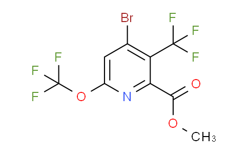 AM70890 | 1806238-68-5 | Methyl 4-bromo-6-(trifluoromethoxy)-3-(trifluoromethyl)pyridine-2-carboxylate
