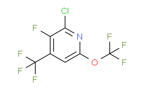 2-Chloro-3-fluoro-6-(trifluoromethoxy)-4-(trifluoromethyl)pyridine