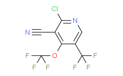 2-Chloro-3-cyano-4-(trifluoromethoxy)-5-(trifluoromethyl)pyridine