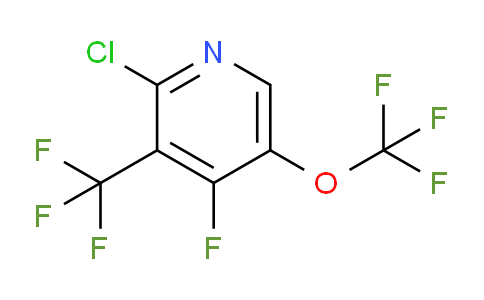 2-Chloro-4-fluoro-5-(trifluoromethoxy)-3-(trifluoromethyl)pyridine