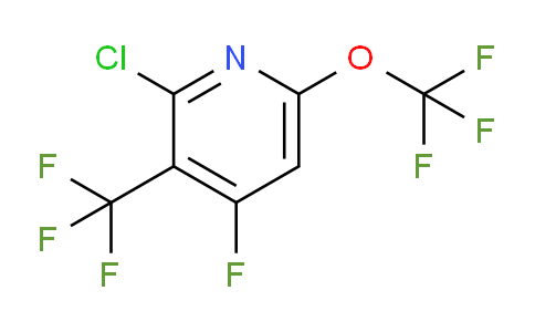 2-Chloro-4-fluoro-6-(trifluoromethoxy)-3-(trifluoromethyl)pyridine