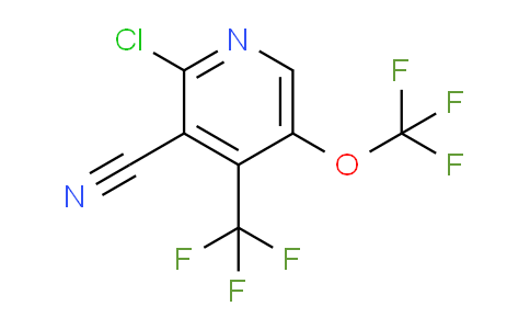 2-Chloro-3-cyano-5-(trifluoromethoxy)-4-(trifluoromethyl)pyridine