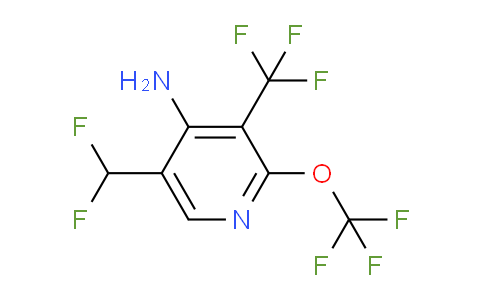 AM70914 | 1803633-54-6 | 4-Amino-5-(difluoromethyl)-2-(trifluoromethoxy)-3-(trifluoromethyl)pyridine