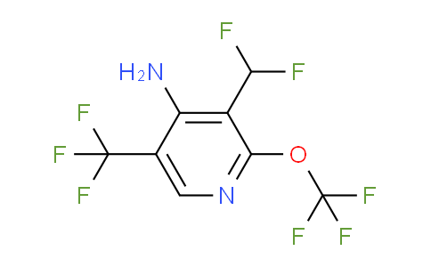 AM70934 | 1803948-46-0 | 4-Amino-3-(difluoromethyl)-2-(trifluoromethoxy)-5-(trifluoromethyl)pyridine