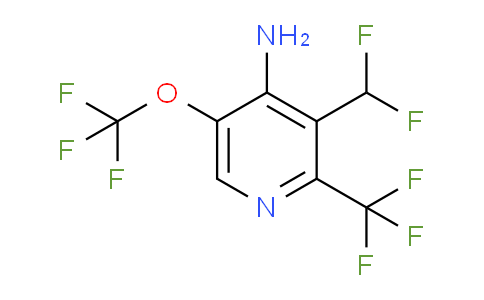 AM70936 | 1806000-20-3 | 4-Amino-3-(difluoromethyl)-5-(trifluoromethoxy)-2-(trifluoromethyl)pyridine
