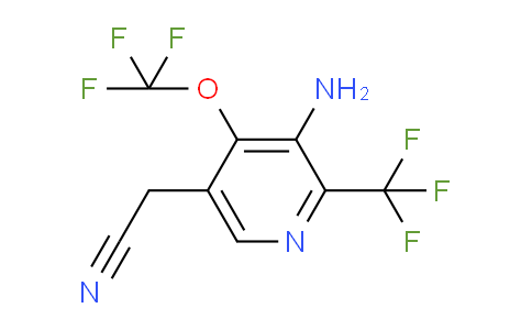 AM70982 | 1804535-15-6 | 3-Amino-4-(trifluoromethoxy)-2-(trifluoromethyl)pyridine-5-acetonitrile