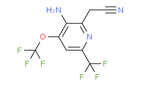 AM70985 | 1804377-28-3 | 3-Amino-4-(trifluoromethoxy)-6-(trifluoromethyl)pyridine-2-acetonitrile