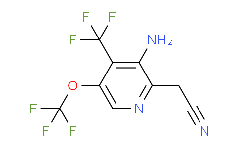 3-Amino-5-(trifluoromethoxy)-4-(trifluoromethyl)pyridine-2-acetonitrile
