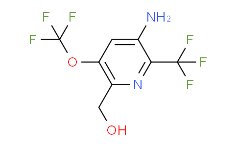3-Amino-5-(trifluoromethoxy)-2-(trifluoromethyl)pyridine-6-methanol