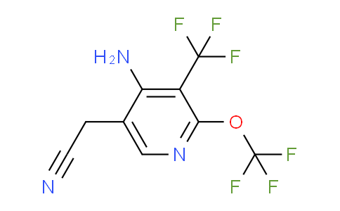 AM70992 | 1804031-94-4 | 4-Amino-2-(trifluoromethoxy)-3-(trifluoromethyl)pyridine-5-acetonitrile