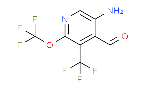 5-Amino-2-(trifluoromethoxy)-3-(trifluoromethyl)pyridine-4-carboxaldehyde