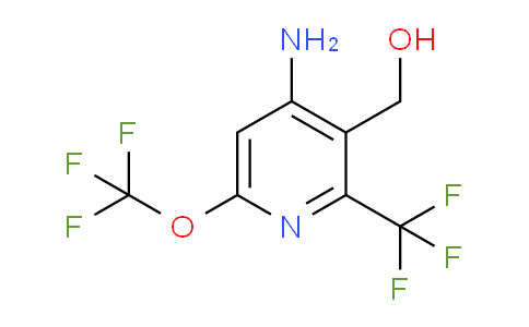 4-Amino-6-(trifluoromethoxy)-2-(trifluoromethyl)pyridine-3-methanol