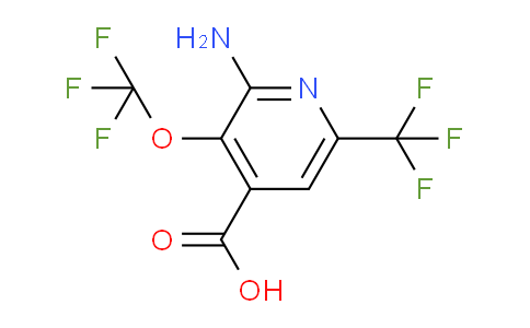 2-Amino-3-(trifluoromethoxy)-6-(trifluoromethyl)pyridine-4-carboxylic acid