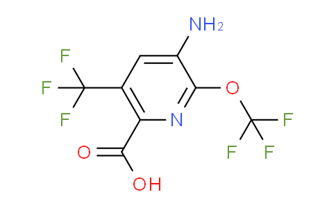 AM71061 | 1803994-90-2 | 3-Amino-2-(trifluoromethoxy)-5-(trifluoromethyl)pyridine-6-carboxylic acid