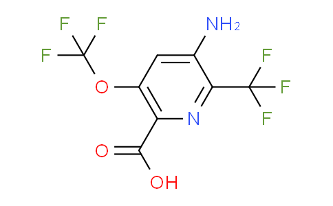 AM71065 | 1803949-38-3 | 3-Amino-5-(trifluoromethoxy)-2-(trifluoromethyl)pyridine-6-carboxylic acid