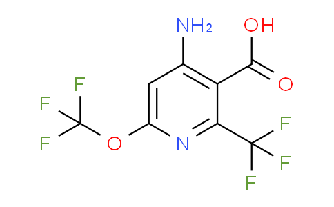 AM71076 | 1806197-20-5 | 4-Amino-6-(trifluoromethoxy)-2-(trifluoromethyl)pyridine-3-carboxylic acid