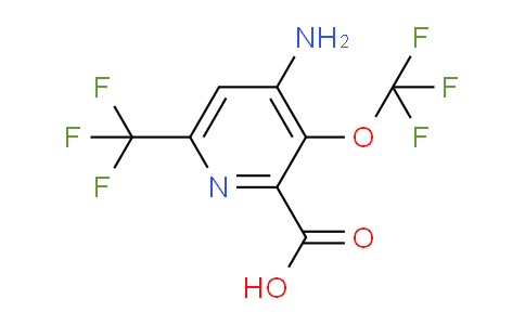 AM71078 | 1804543-06-3 | 4-Amino-3-(trifluoromethoxy)-6-(trifluoromethyl)pyridine-2-carboxylic acid