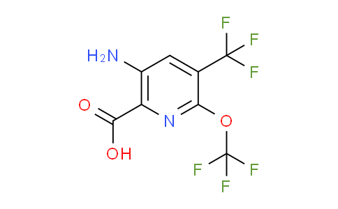 AM71079 | 1804025-23-7 | 5-Amino-2-(trifluoromethoxy)-3-(trifluoromethyl)pyridine-6-carboxylic acid