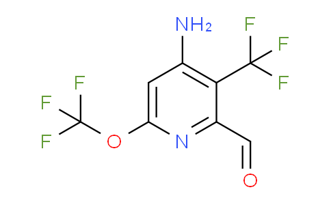 AM71085 | 1804537-09-4 | 4-Amino-6-(trifluoromethoxy)-3-(trifluoromethyl)pyridine-2-carboxaldehyde