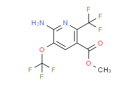 Methyl 2-amino-3-(trifluoromethoxy)-6-(trifluoromethyl)pyridine-5-carboxylate