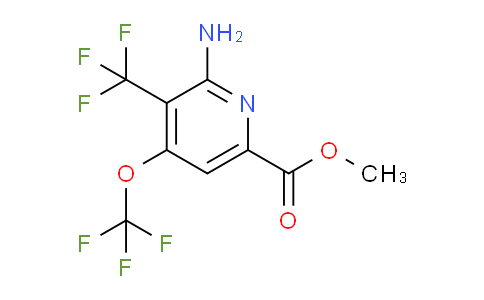 Methyl 2-amino-4-(trifluoromethoxy)-3-(trifluoromethyl)pyridine-6-carboxylate